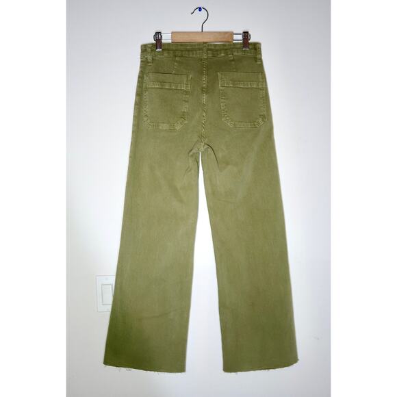 KUT from the Kloth Meg Braid Pocket Raw Hem High Waist Wide Leg Jeans Size 27 - Picture 9 of 9